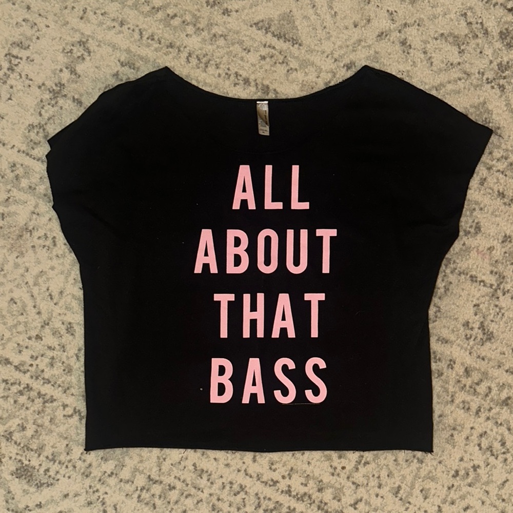 Like New Meghan Trainor Concert Sweatshirt Crop Top